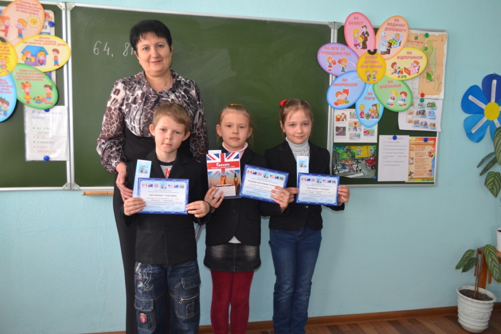 Конкурс з англійської мови для школярів Конкурс з англійської мови для школярів